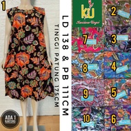 Daster 32 Jumbo-L3 Yukensi Batik Kencana Ungu Label Biru Big Size Ld 130-140cm