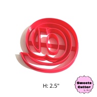 @ Symbol Fondant Cutter 2.5in