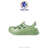 Hello Pony รองเท้าแตะผู้ชายและผู้หญิง EVA พื้นนิ่ม เสริมความสูง น้ำหนักเบา MHM4006 รองเท้ารัดส้น