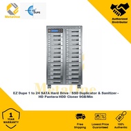 EZ Dupe 1 to 24 SATA Hard Drive / SSD Duplicator & Sanitizer - HD Pantera HDD Cloner 9GB/Min (DM-HS0