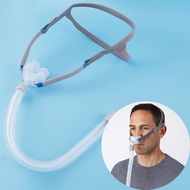 3 IN 1 Nasal Pillow CPAP Mask Silicone Set with Headgear & Nasal Cushions S/M/L for Snoring Apnea Ma