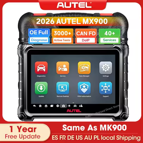 Autel MaxiCheck MX900 Car Diagnostic Tools Automotive Scanner, Pre&Post Scan, DoIP CAN FD, WIFI Prin
