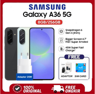 SAMSUNG GALAXY A36 5G 8/256 GB RAM 8GB ROM 256GB GARANSI - 8/256 Lavender