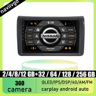 naviivgo for Nissan urvan nv350 2012-2025 9inch 32 64 128 256GB android14 OCTA CORE 4D DSP AM carpla