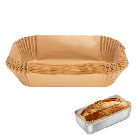 100 Pcs Loaf Pan Liners for Baking Bread 9x5 Inch, Non-Stick Pre Formed Parchment Paper for Bread Pa