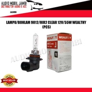 WEALTHY 9012 H1R2 12V 55W CLEAR CAR LIGHT BULB
