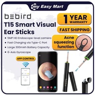 【24hr Ship】Bebird T15 Smart Visual Ear Stick with Light In-Ear Cleaning Endoscope 300W Mini Camera E