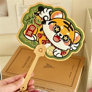 Dragon Boat Festival Huyou Aixiang Embroidery Group Fan Five-Color Tassel New Chinese Portable Hand-