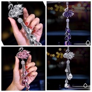 GANTUNGAN Car Mirror Hanger SWAN Motif Luxury Car Middle Mirror Swarovski Swan Limited Edition