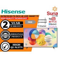 (Free Delivery Kedah,Penang &amp; Perlis) Hisense 50/55/65/70 Inch 4K UHD SMART TV 50A6100K 55A6100K 65A6100K 70A6100K
