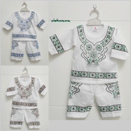 Uje 1 2 3 4 5 years muslim clothing set knitted capkoko for baby boys