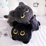 BUBBLE Cat Plush Toy, Big Soft Long Lying Cat Doll, Cartoon 50cm Cuddly Pillow Cushion