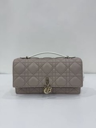 迪奧Lady Dior 鏈條woc  氣質沙褐色 Lp包