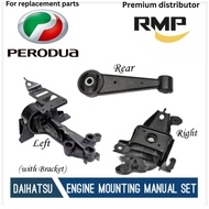 PERODUA Engine Mounting Manual Set (With Bracket) for Perodua Axia 1.0L 2017-2022 / Bezza 1.0L