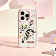 飛天小女警可愛出擊極光霧透MagSafe iPhone手機殼