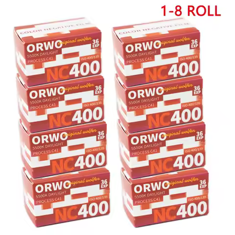 ORWO NC400 135 Film model 36sheets Negative Color negative film iso 400 c41 Process 1-8 Rolls For Ko