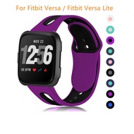 Fitbit Versa / Fitbit Versa Lite Silicone Adjustable Strap Multihole Wristband