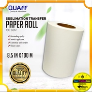 1roll A4 QUAFF SUBLIMATION PAPER 8.5 x 100meters - CEBULONG CUYI