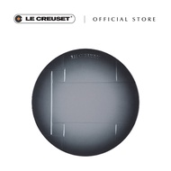 Le Creuset Stoneware Meshed 25cm Round Plate - Flint