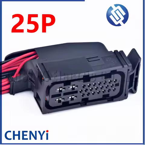 25 Pin Auto waterproof Connector Car Gearbox DQ200 0AM DSG 7 Speed Plug Wiring Harness 1H0973327A Fo
