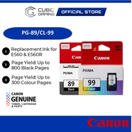 Canon Ink  PG-89 PG89 / CL-99 CL99  Black / Colour Ink Cartridge Ink for Canon E560/E560R Pixma Prin