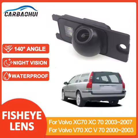 Car Rear View Reverse Backup CCD HD Camera Night Vision For Volvo XC70 XC 70 2003~2007 For Volvo V70