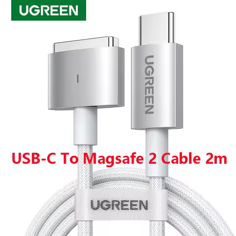 Ugreen LED magnetic For usb c to magsafe 2 Charging cable PD charger for Apple MacBook pro Air Power