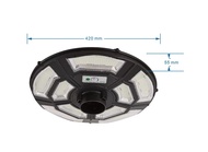 โปรแรง** UFO10000w ใหญ่สุด42-CMSolar Cell โคมไฟถนนโซล่าเซลล์ UFO Square Light ไฟถนนโซล่าเซลล์ แสงขา