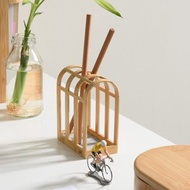 【Gudee】ORSON 筆筒 造型筆筒 (深棕色/原竹色)