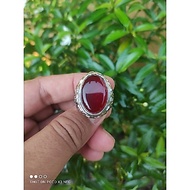 AHMAR YEMEN AGATE STONE RING (N)