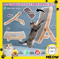 MEOW Adjustable Cat Scratching Board Cat Pad Cat Tree Scratcher Cat Scratcher Pet Cat Scratching Vertical Mat Cardboard