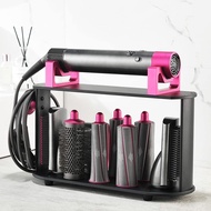 Cherryshe Storage Holder Compatible for Dyson Airwrap Styler, 8-Holes Countertop Bracket Organizer Stand Storage Rack for Hair Curling Iron Wand Barrels Brushes Diffuser Nozzles