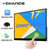 17 Inch 2.5K 16:10 Portable Monitor 2560*1600 100�IP3 500Nit Office Travel Gaming Display for one Laptop Xbox Switch ps4