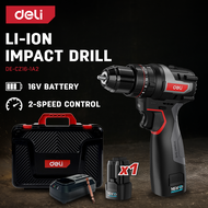 DELI Li-ion Impact Drill (16V / 45Nm / 30600bpm / Brushless) DE-CZ16-1A2
