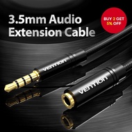 New Vention Audio Extension Cable Male to Female Aux Jack Mic 35mm Headphone for MP3 MP4 Player Tabl
