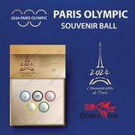 Double Fish 2024 Paris Olympic Game Souvenir Table Tennis Ball PAR40+ 5 Balls per box Bola Ping Pong