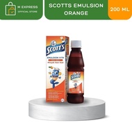 [M Express] SCOTT/SCOTTS/ SCOTT'S EMULSION Orange - Brain Intelligence Vitamin 200ml