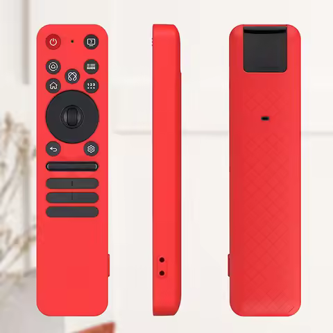 TV Remote Control Cover Anti-Slip Remote Case Lightweight Shockproof Silicone Case Compatible with 2