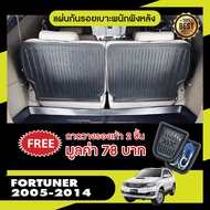 Fortuner 2005 - 2014 แผ่นกันรอยเบาะ พนักพิงหลัง (2ชิ้น) กันรอยเบาะ ยึดติดด้วยเทปกาว 3M แท้  ของแต่ง 