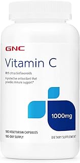 GNC Vitamin C 1000mg, 180 Capsules, Supports Healthy Immune System