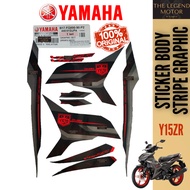 Y15ZR Y15 ZR YSUKU STICKER BODY STRIPE GRAPHIC COMPLETE MNM3 B17-FG000-90-P2 100% ORIGINAL YAMAHA