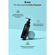 andSons 3% Niacinamide Gentle Facial Cleanser with Tea Tree Leaf for Acne (100ml)
