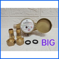 ⊕ ♈ ❖ GREAT VOLUME WATER METER 1/2 SOLID BRASS SINGLE or MULTI JET