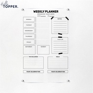 Daily Planner Acrylic Schedule Board | Wall Planner | Schedule Board