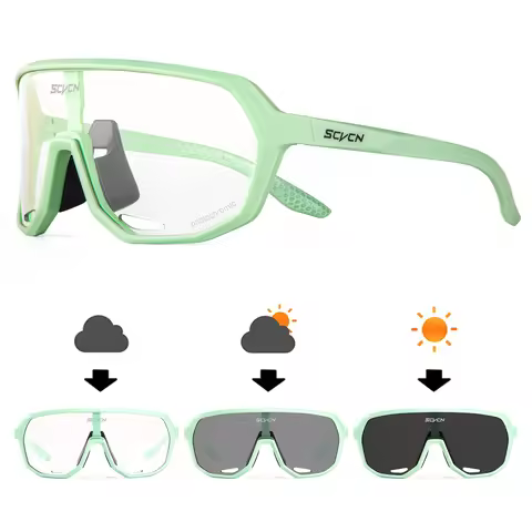 Scvcn Cycling Glasses Photochromic Men Sunglasses Mountain Bike Road Bicycle Eyewear Cycle Goggles S