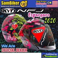 KYT NFJ Helmet Espargaro 2020 X Series 100% ORIGINAL Double Visor NF-JET Open Face Helmet Topi Keledar KYT