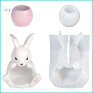 HAP Sitting Rabbit Silicone Mold Suitable For Epoxy Resin  And Home Decoration Projects  Holder Moul