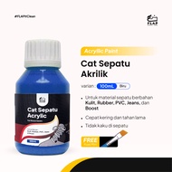 Flap Shoes Care - Leather Shoe Paint Cat Sepatu Kulit & Sintetis Hitam & Warna Permanen Anti Luntur