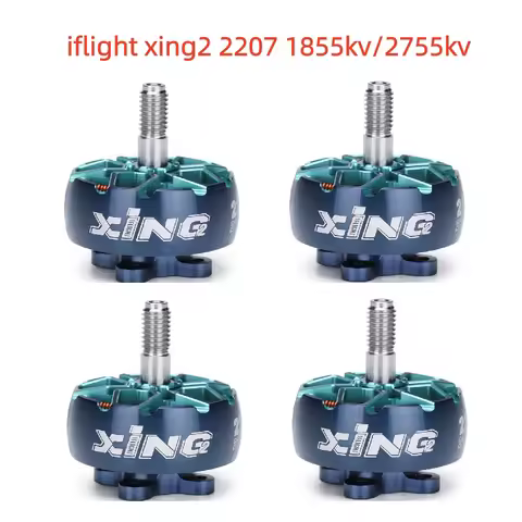 iFlight XING2 2207 2755KV 4S / 1855KV 6S FPV Brushless Motor Unibell with 5mm titanium alloy shaft f