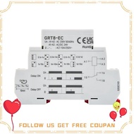 1 Pieces GRT8-EC 10A Dual Function Timer Relay AC230V Time Relay qingyid001.